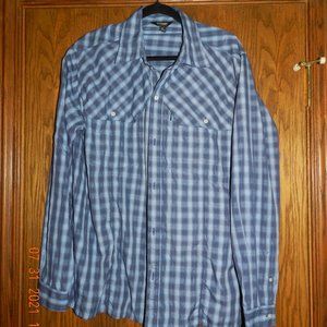 Men's Blackhawk Long Sleeve Button Down Casual Shirt